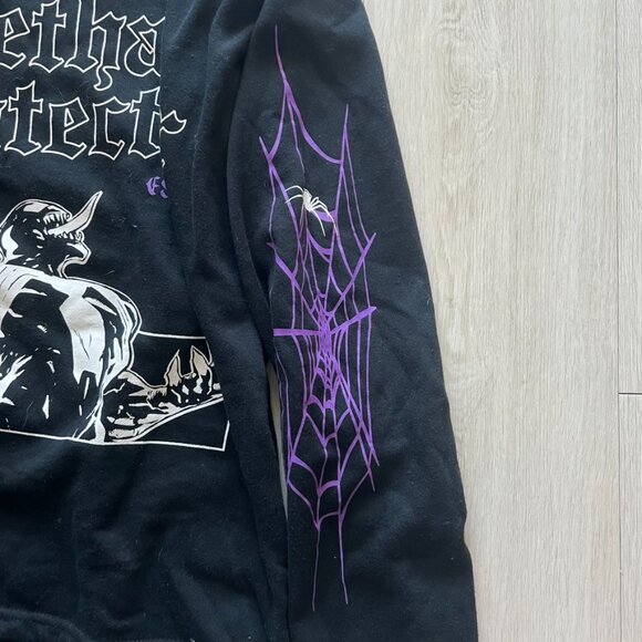 marvel venom lethal protector Sweater Men’s Medium AOP Black - Picture 4 of 7